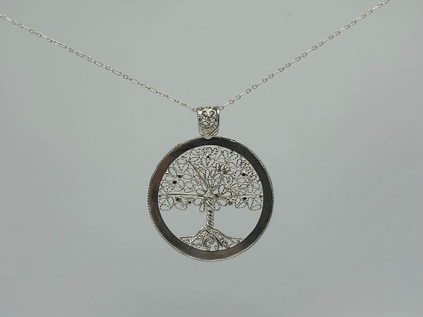 Filigree Tree of Life Pendant