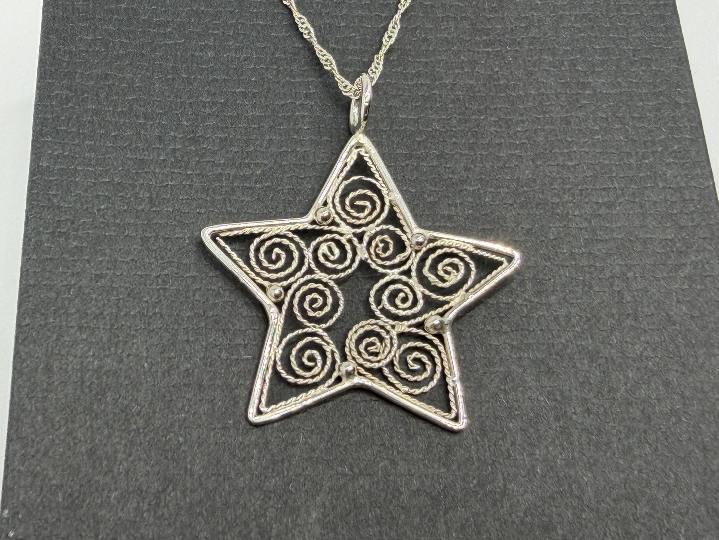 Filigree Star Pendant
