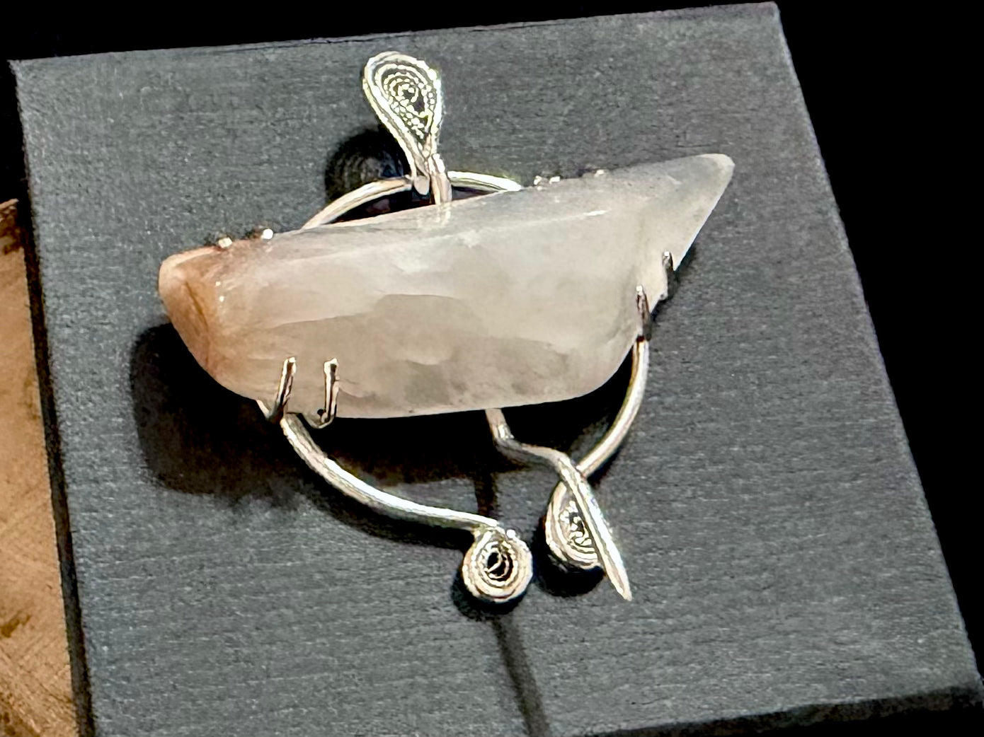 Quartz Shawl Pin