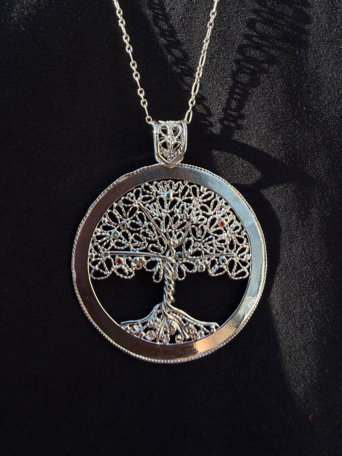 Filigree Tree of Life Pendant