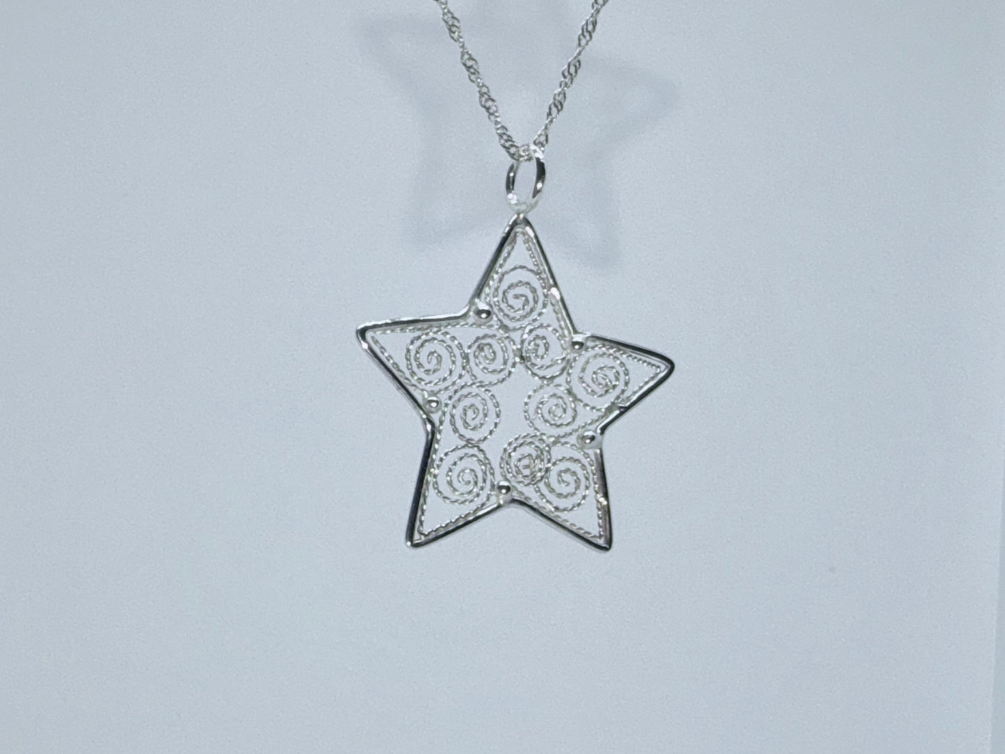 Filigree Star Pendant