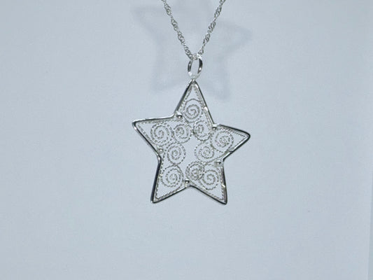 Filigree Star Pendant