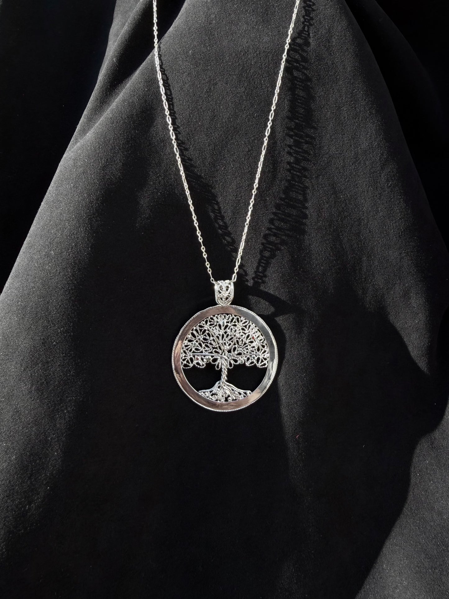 Filigree Tree of Life Pendant