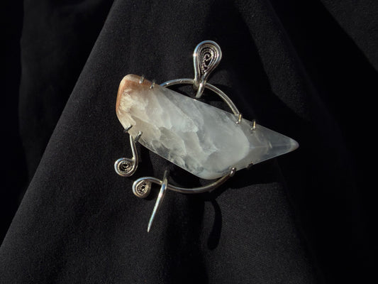 Quartz Shawl Pin